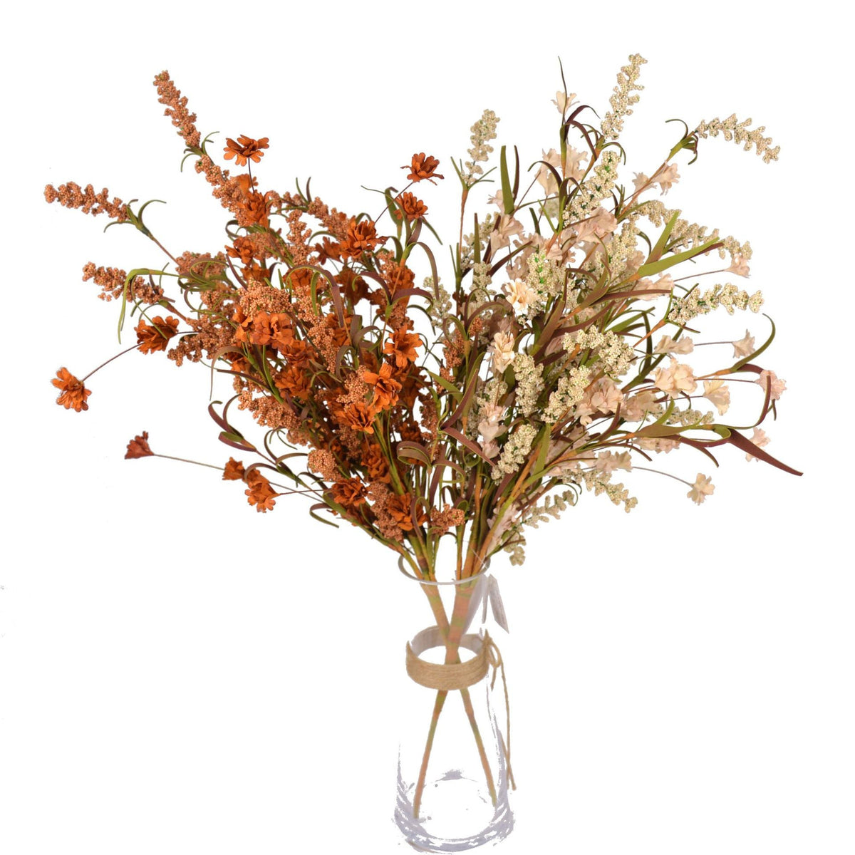 Césped ornamental artificial para bodas y eventos - Naranja