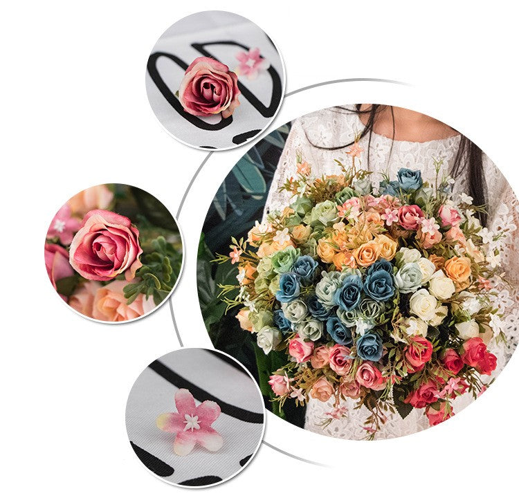 Rosas artificiales de 11.8" para bodas y eventos