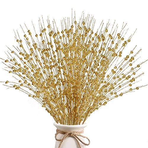 Bayas decorativas artificiales de 17" para bodas y eventos - Azul real