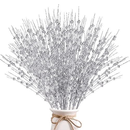 Bayas decorativas artificiales de 17" para bodas y eventos - Rosa