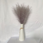 Pampas artificiales de 21" para decoración del hogar - Crema 10pcs