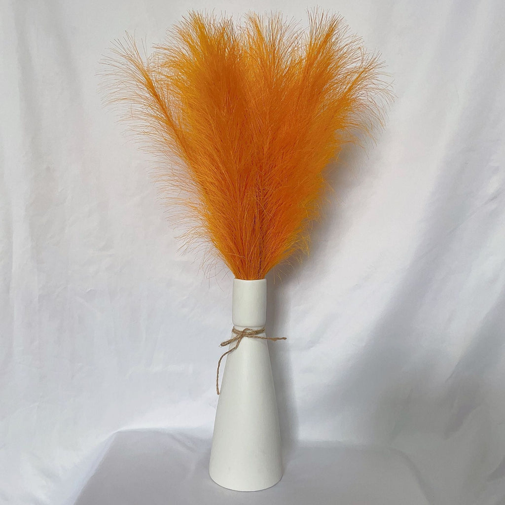 Pampas artificiales de 21" para decoración del hogar - Dark azul 10pcs