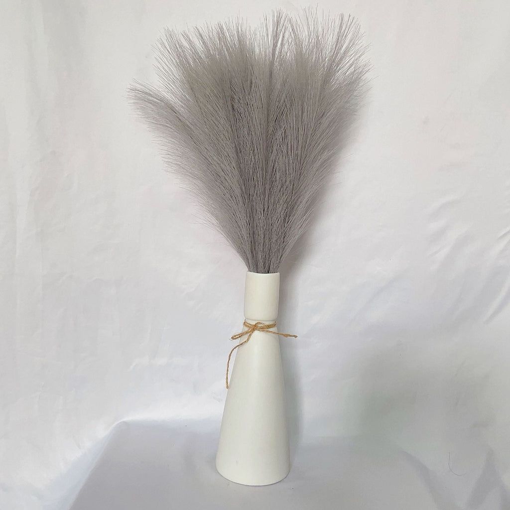 Pampas artificiales de 21" para decoración del hogar - Burdeos 15pcs