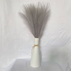 Pampas artificiales de 21" para decoración del hogar - Burdeos 15pcs