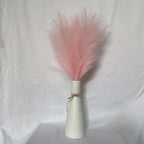 Pampas artificiales de 21" para decoración del hogar - Light gris 10pcs