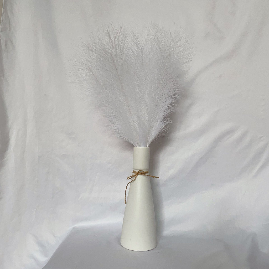 Pampas artificiales de 21" para decoración del hogar - Negro 10pcs