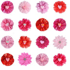 Flores artificiales 16 piezas para bodas y eventos - Multi