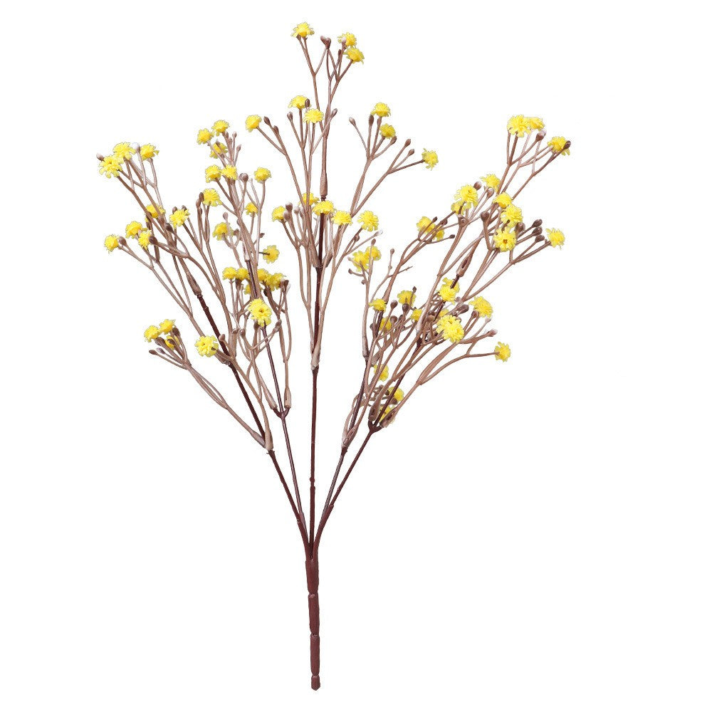 Paniculata artificial con resistencia a los rayos UV de 14" x 8" para jardín, balcón y terraza - Morado