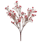 Paniculata artificial con resistencia a los rayos UV de 14" x 8" para jardín, balcón y terraza - Azul