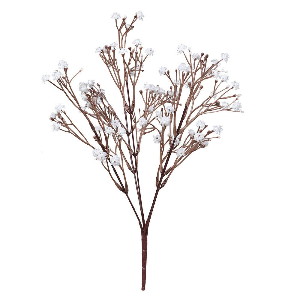 Paniculata artificial con resistencia a los rayos UV de 14" x 8" para jardín, balcón y terraza - Rojo