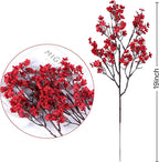 Paniculata artificial con tacto real de 19" x 30" 15 piezas para bodas y eventos
