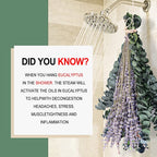 Lavanda artificial de 17" 15 piezas para decoración de otoño
