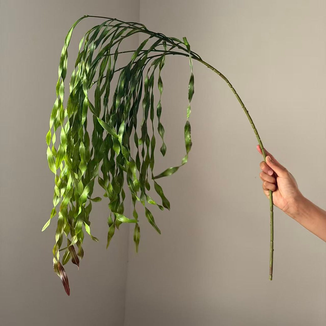 Planta Artificial de Algas Marinas 130 cm, Realista y Elegante, Decoración para el Hogar, Bodas, Eventos, Jarrones, Estilo Cottagecore