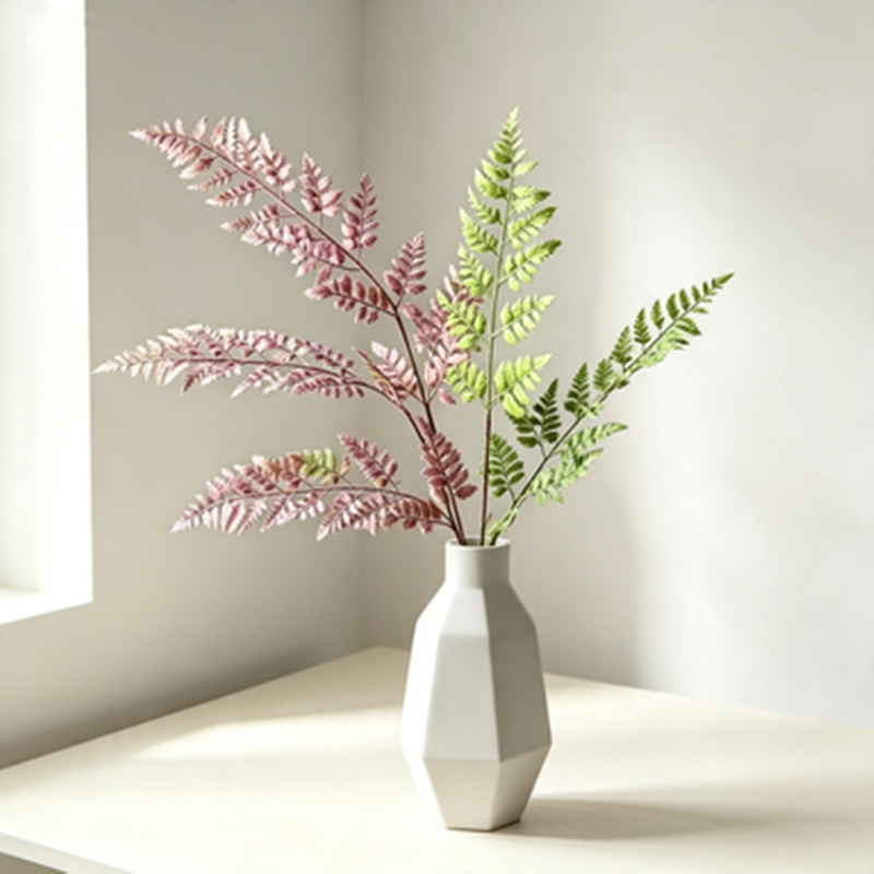 Rama de Hojas Verdes de Alta Calidad 71 cm, Planta Artificial Realista, Ideal para Decoración del Hogar, Bodas y Eventos