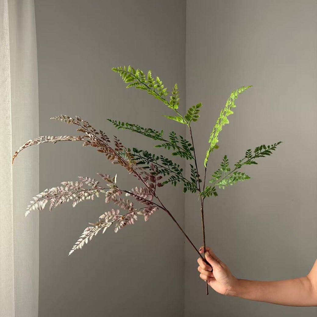 Rama de Hojas Verdes de Alta Calidad 71 cm, Planta Artificial Realista, Ideal para Decoración del Hogar, Bodas y Eventos