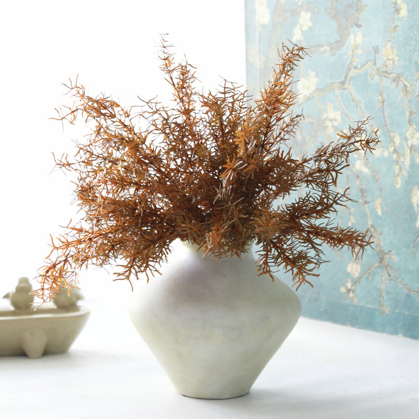 Planta Artificial de Helecho Otoñal 42-50cm, Realista y Natural, Decoración de Pared, Ideal para Hogar, Bodas y Eventos