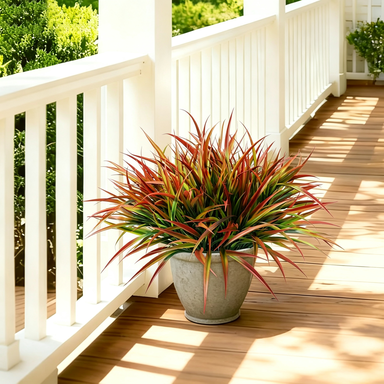 Planta Artificial de Hierba de Primavera, 37.8 cm, 2 Unidades, Plástico, Decoración Realista para Hogar y Exterior, Jardinería, Bodas, Eventos