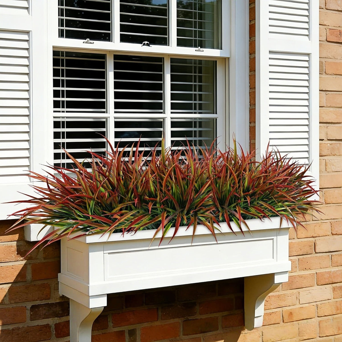 Planta Artificial de Hierba de Primavera, 37.8 cm, 2 Unidades, Plástico, Decoración Realista para Hogar y Exterior, Jardinería, Bodas, Eventos