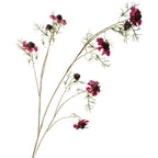 Planta artificial de Cosmos persia, rama alta 118 cm, estilo rústico, decoración de boda y hogar, material de seda