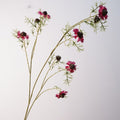 Planta artificial de Cosmos persia, rama alta 118 cm, estilo rústico, decoración de boda y hogar, material de seda