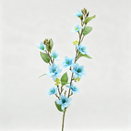 Rama de Flores Artificiales de Jazmín, 72 cm de Altura, Decoración Moderna para Bodas y Hogar