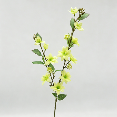 Rama de Flores Artificiales de Jazmín, 72 cm de Altura, Decoración Moderna para Bodas y Hogar