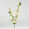 Rama de Flores Artificiales de Jazmín, 72 cm de Altura, Decoración Moderna para Bodas y Hogar