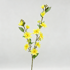 Rama de Flores Artificiales de Jazmín, 72 cm de Altura, Decoración Moderna para Bodas y Hogar