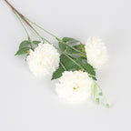 Ramo de 3 Peonías Marroquíes Artificiales de Seda 78cm - Decoración para Bodas, Fiesta y Hogar