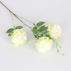 Ramo de 3 Peonías Marroquíes Artificiales de Seda 78cm - Decoración para Bodas, Fiesta y Hogar