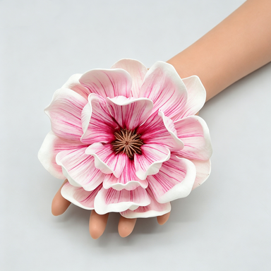 Flores Artificiales de Magnolia EVA, Diámetro de 13 cm, Altura 7 cm, para Bodas, Decoración de Eventos, DIY