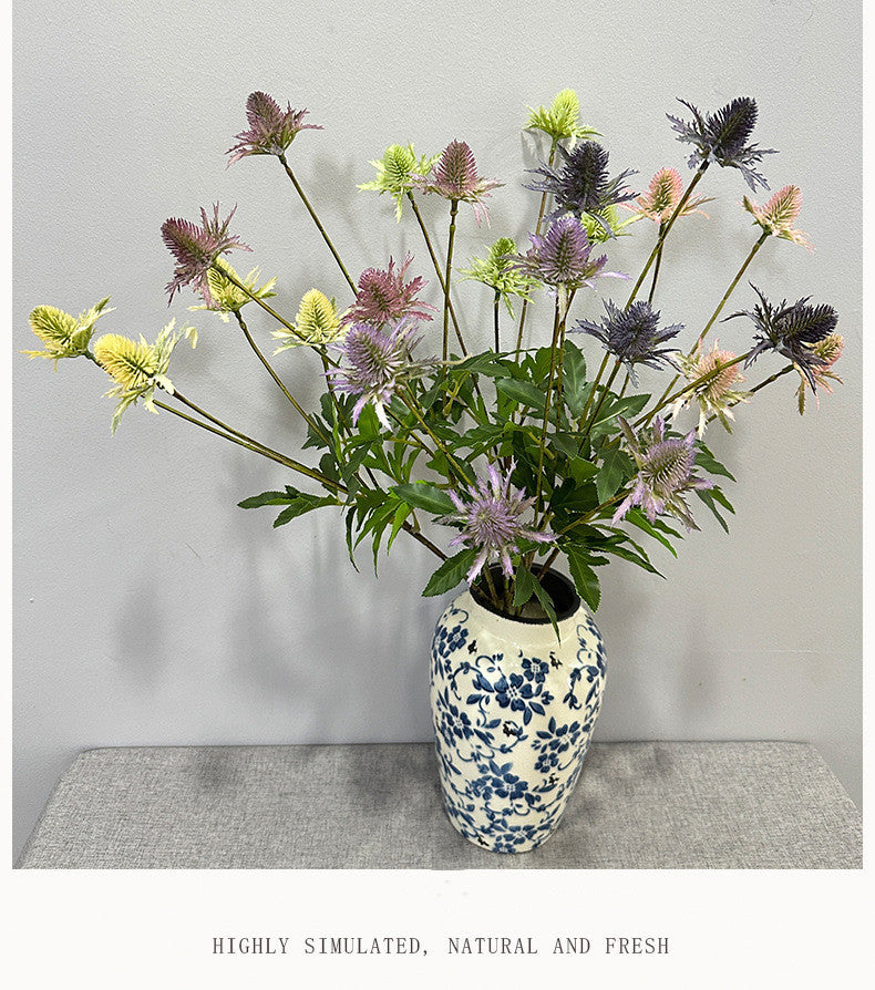 Planta artificial de hinojo silvestre moderno, 4 cabezas, 60 cm, decoración para bodas y hogar, material plástico, realista