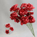 Ramo artificial de 'Beso de Hada' 60 cm, 3 flores de seda 8 cm, decoración boda pasillo altar comercial