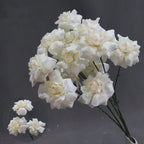 Ramo artificial de 'Beso de Hada' 60 cm, 3 flores de seda 8 cm, decoración boda pasillo altar comercial