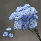 Ramo artificial de 'Beso de Hada' 60 cm, 3 flores de seda 8 cm, decoración boda pasillo altar comercial