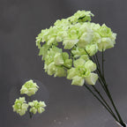 Ramo artificial de 'Beso de Hada' 60 cm, 3 flores de seda 8 cm, decoración boda pasillo altar comercial