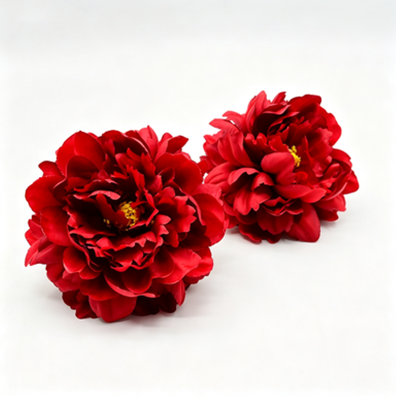 Flores artificiales de peonía, cabezas sueltas de seda, 14 cm diámetro, pack de 3, decoración bodas DIY ramos y centros de mesa