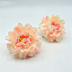 Flores artificiales de peonía, cabezas sueltas de seda, 14 cm diámetro, pack de 3, decoración bodas DIY ramos y centros de mesa