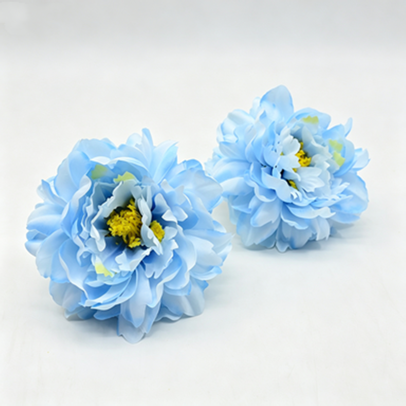 Flores artificiales de peonía, cabezas sueltas de seda, 14 cm diámetro, pack de 3, decoración bodas DIY ramos y centros de mesa