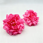 Flores artificiales de peonía, cabezas sueltas de seda, 14 cm diámetro, pack de 3, decoración bodas DIY ramos y centros de mesa