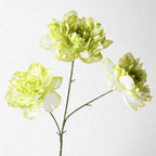 Ramo de Peonías Artificiales, 3 Flores, 66 cm de Altura, Decoración para Bodas, Hogar y Hoteles