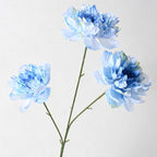 Ramo de Peonías Artificiales, 3 Flores, 66 cm de Altura, Decoración para Bodas, Hogar y Hoteles