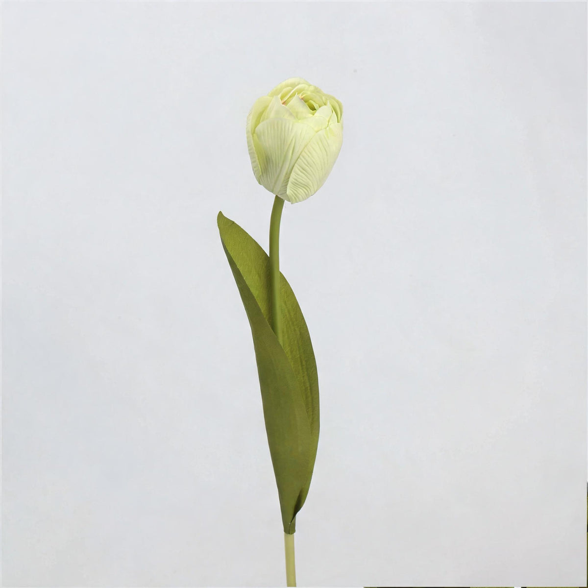 Tulipán artificial de látex realista, 46 cm, tallo flexible, diseño único para decoración del hogar, 6 colores disponibles