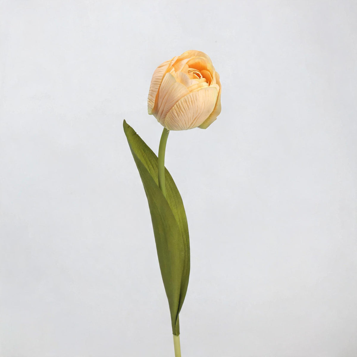 Tulipán artificial de látex realista, 46 cm, tallo flexible, diseño único para decoración del hogar, 6 colores disponibles