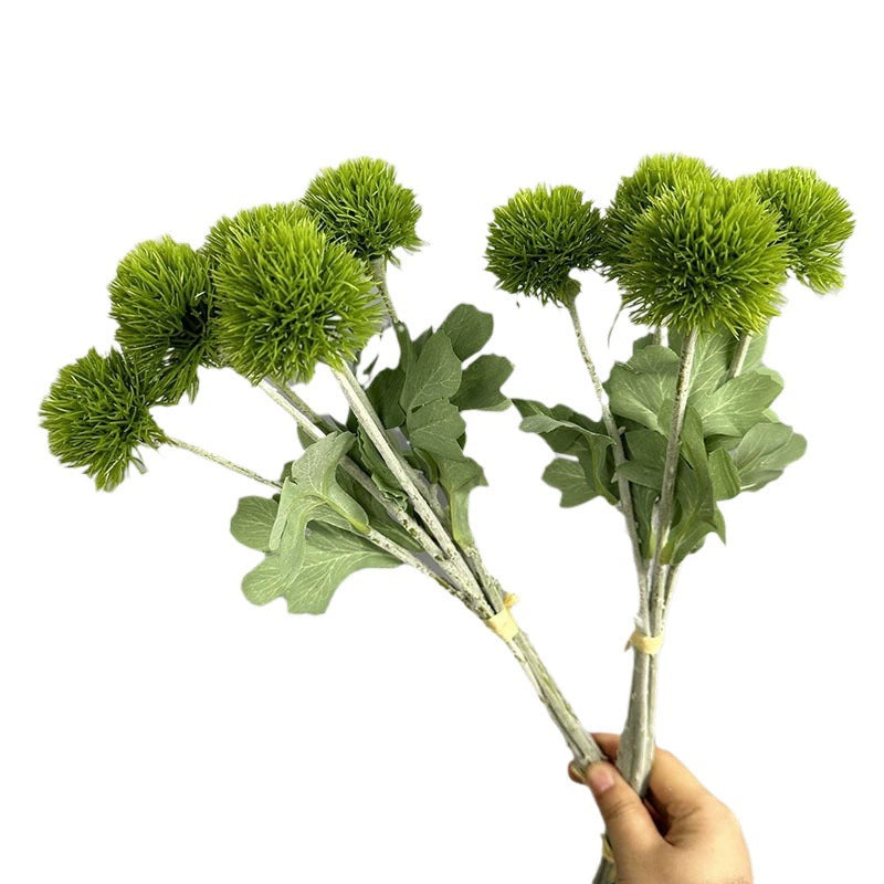 Ramo artificial de dientes de león, bouquet de flores de estilo rústico, 50 cm, 6 tallos flexibles, decoración para hogar, boda o eventos