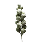 Planta artificial de fruta prohibida verde, rama única de 100 cm, estilo lujoso para oficina, hotel o escaparate