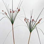 Planta artificial de hierba fuente, 135 cm, 2 unidades, estilo moderno, plástico PE/PVC, para oficina, hotel o decoración de interiores