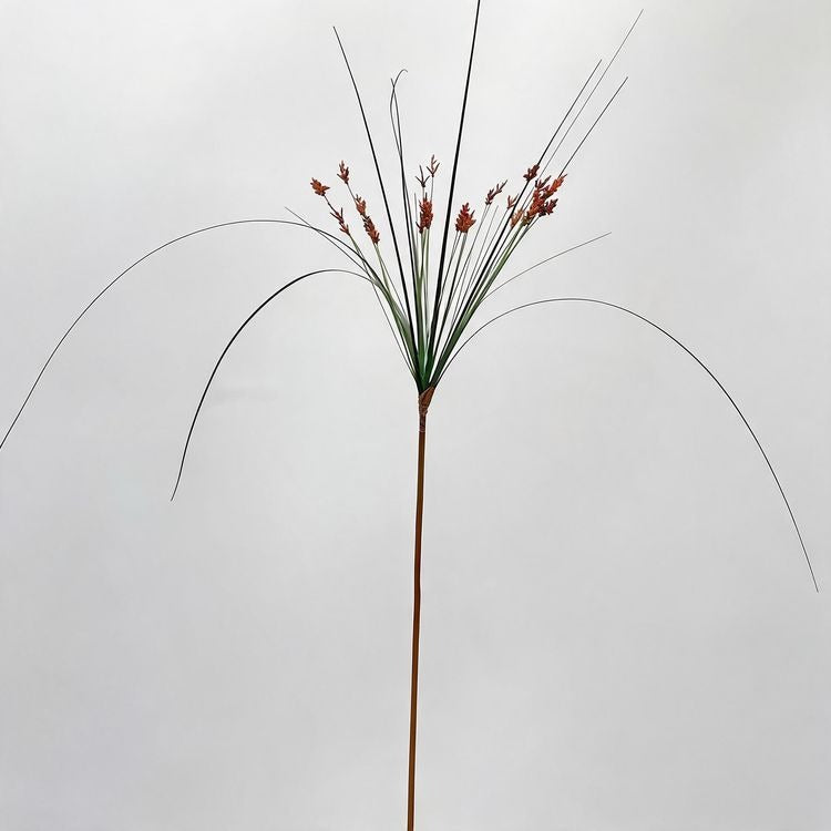 Planta artificial de hierba fuente, 135 cm, 2 unidades, estilo moderno, plástico PE/PVC, para oficina, hotel o decoración de interiores