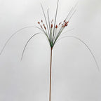 Planta artificial de hierba fuente, 135 cm, 2 unidades, estilo moderno, plástico PE/PVC, para oficina, hotel o decoración de interiores