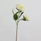 Hortensia artificial de seda, ramo de 2 flores, 54 cm, decoración moderna para hogar, hotel o escaparate
